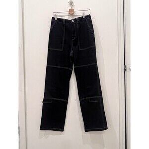 REMI x REVOLVE Elizabeth Pant in Denim Blue Indigo Navy Sz M Gorpcore